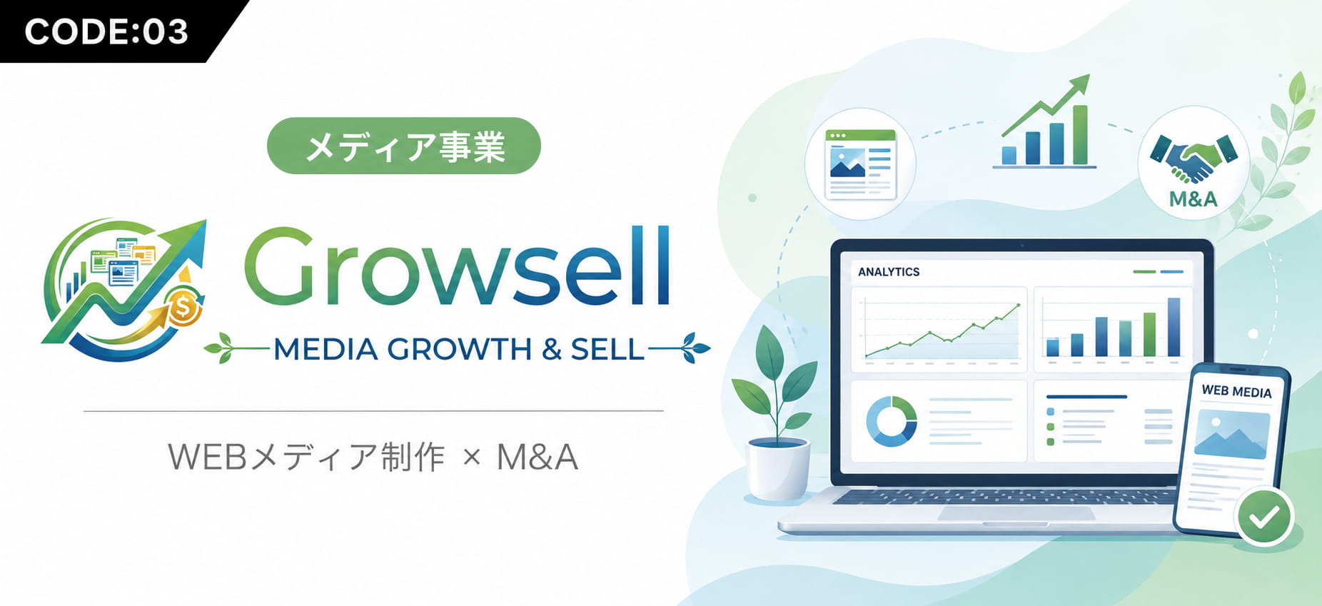 メディア事業 Growsell